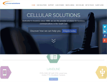 Tablet Screenshot of cellularsol.co.uk